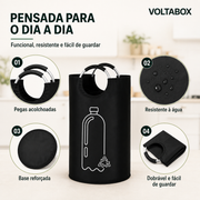 VOLTABOX — Cesto Dobrável para Garrafas e Latas